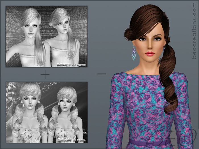 synthesis Skysims hairstyles 131-151 for Sims 3 by BEO